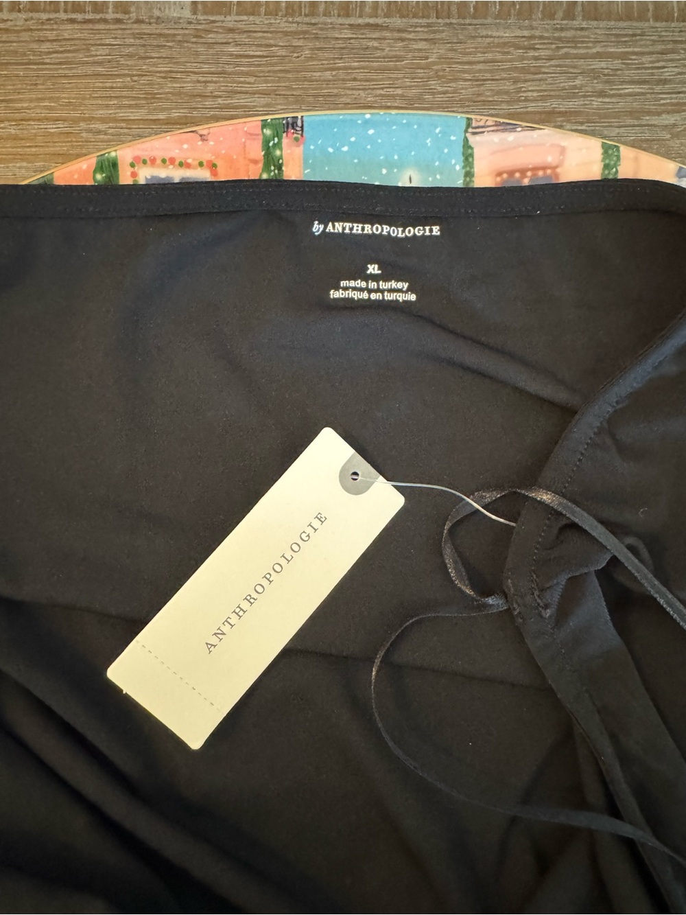 NWT Anthropology Black Ruched Halter Top - Picture 7 of 11